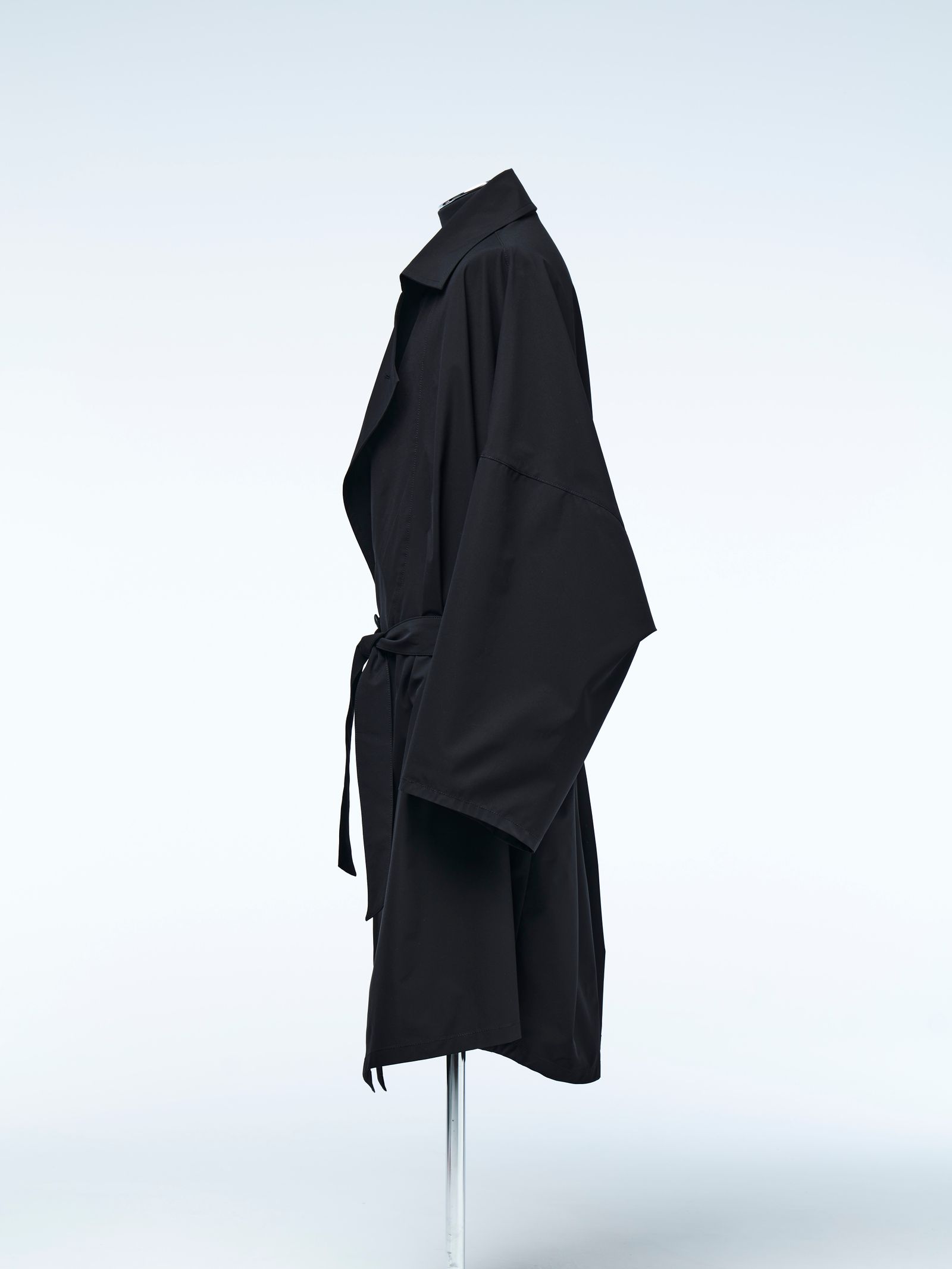 《予約品4月23日18時締め》 HAORI-TrenchCollar / カーディガン  / ブラック 【THE ONENESS】 7月中入荷予定