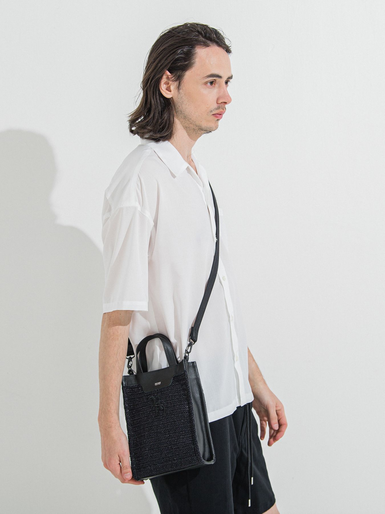 MESH MINI TOTE BAG / メッシュミニトートバッグ / ブラック