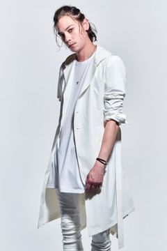 《予約品》 HoodieFlareJacket ジャケット WaterPloofStretch / White 【kiryuyrik】 5月入荷予定