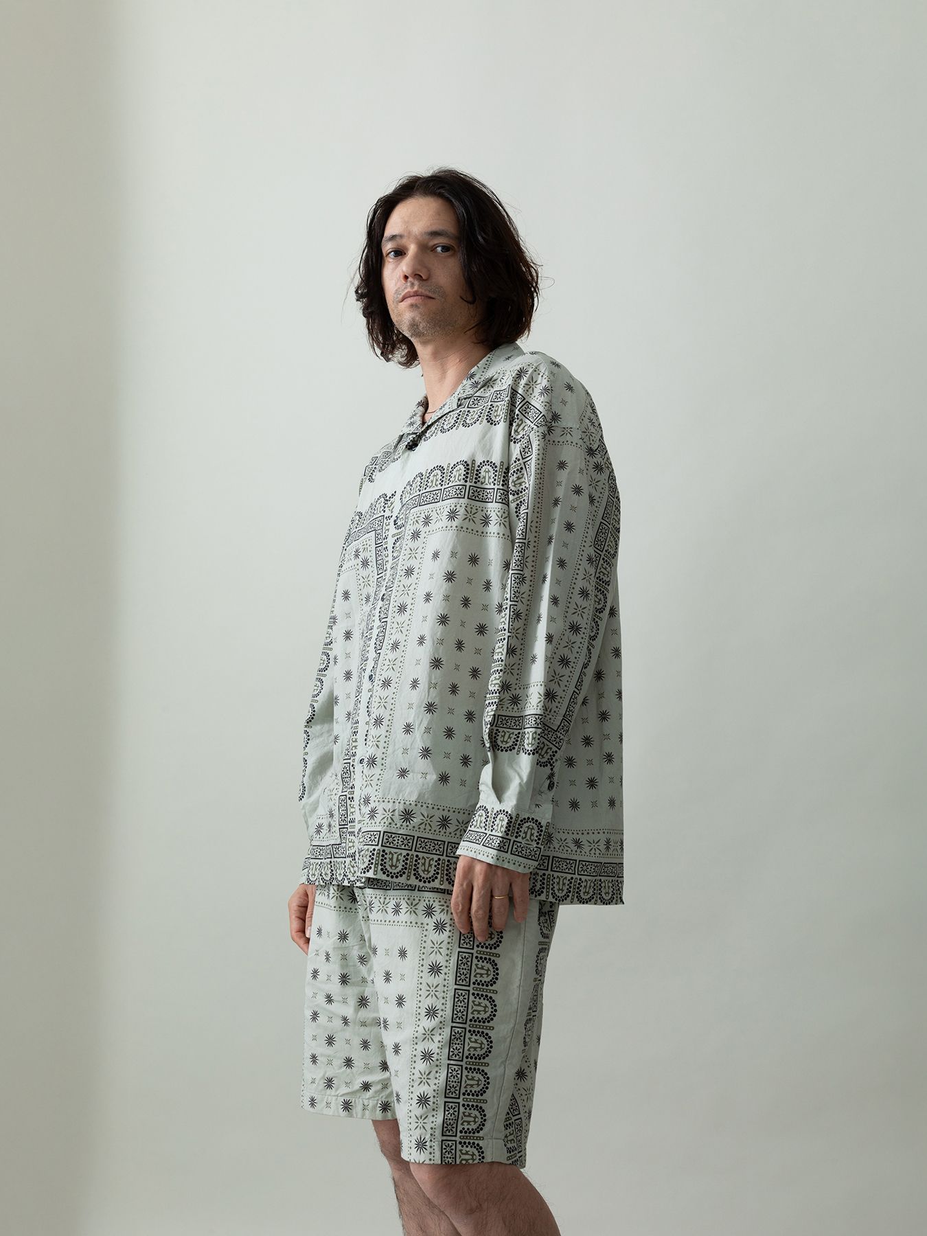 【予約品 2月1日(日) 締切】VINTAGEBANDANA SHORTS / ヴィンテージバンダナ柄 ショーツ / アイボリー