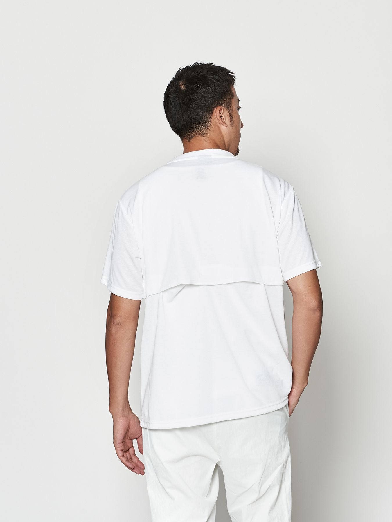 【予約品 10月9日(木) 締切】muta Ventilation Tee / Tシャツ / ホワイト【Acanthus × muta MARINE】