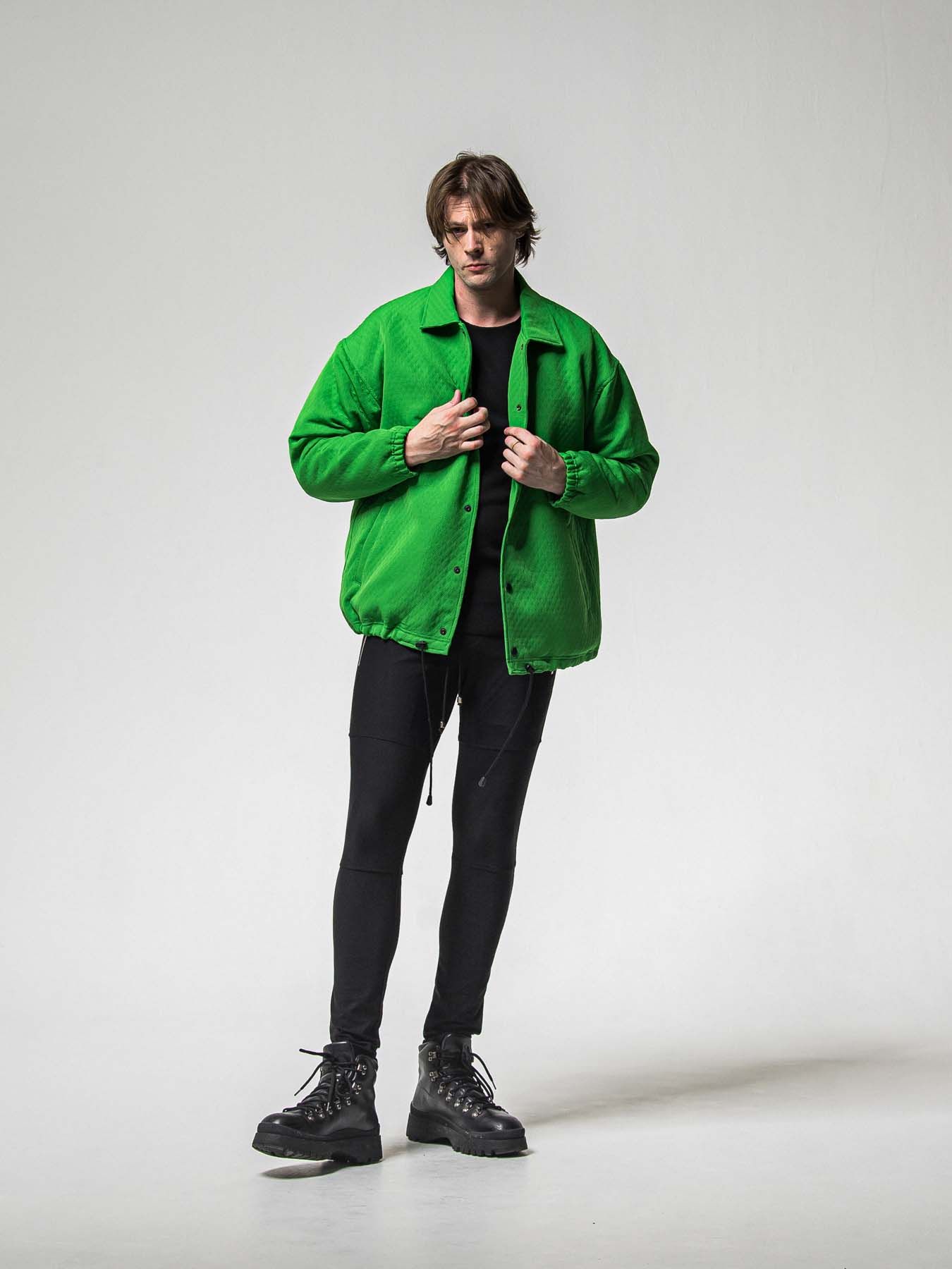 【予約品 8月31日(日) 締切】FUR COACH JK / ファーコーチジャケット / グリーン