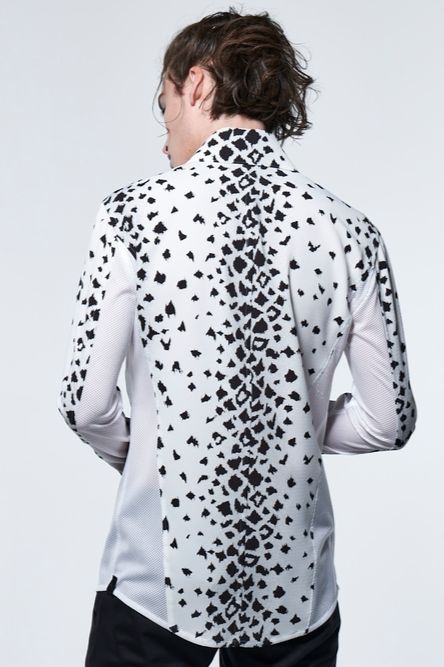 《予約品》 SideRibShirt / ホワイトレオパード 【kiryuyrik】 2023年3月以降入荷予定