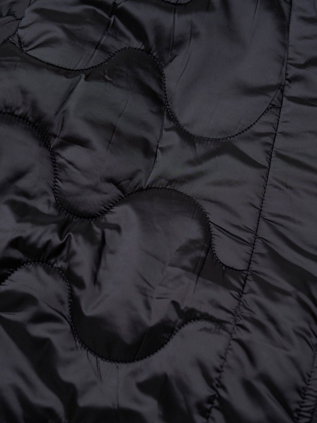 EAGLE EMBROIDERY PATCH QILT SHORT BLOUSON / ショートブルゾン / ブラック