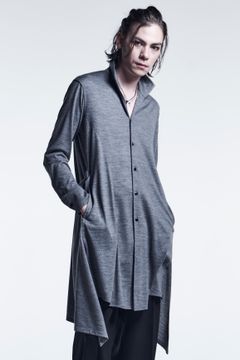 SkipperFlareShirts WoolJersey / Gray 【kiryuyrik】
