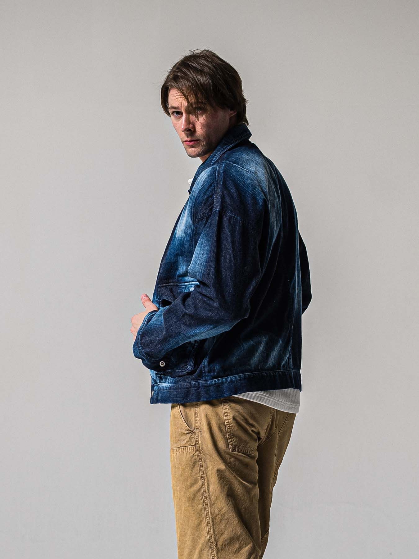 【予約品 11月16日(日) 締切】RC COVER ALL / ライトデニムカーバーオールジャケット / ダークインディゴ