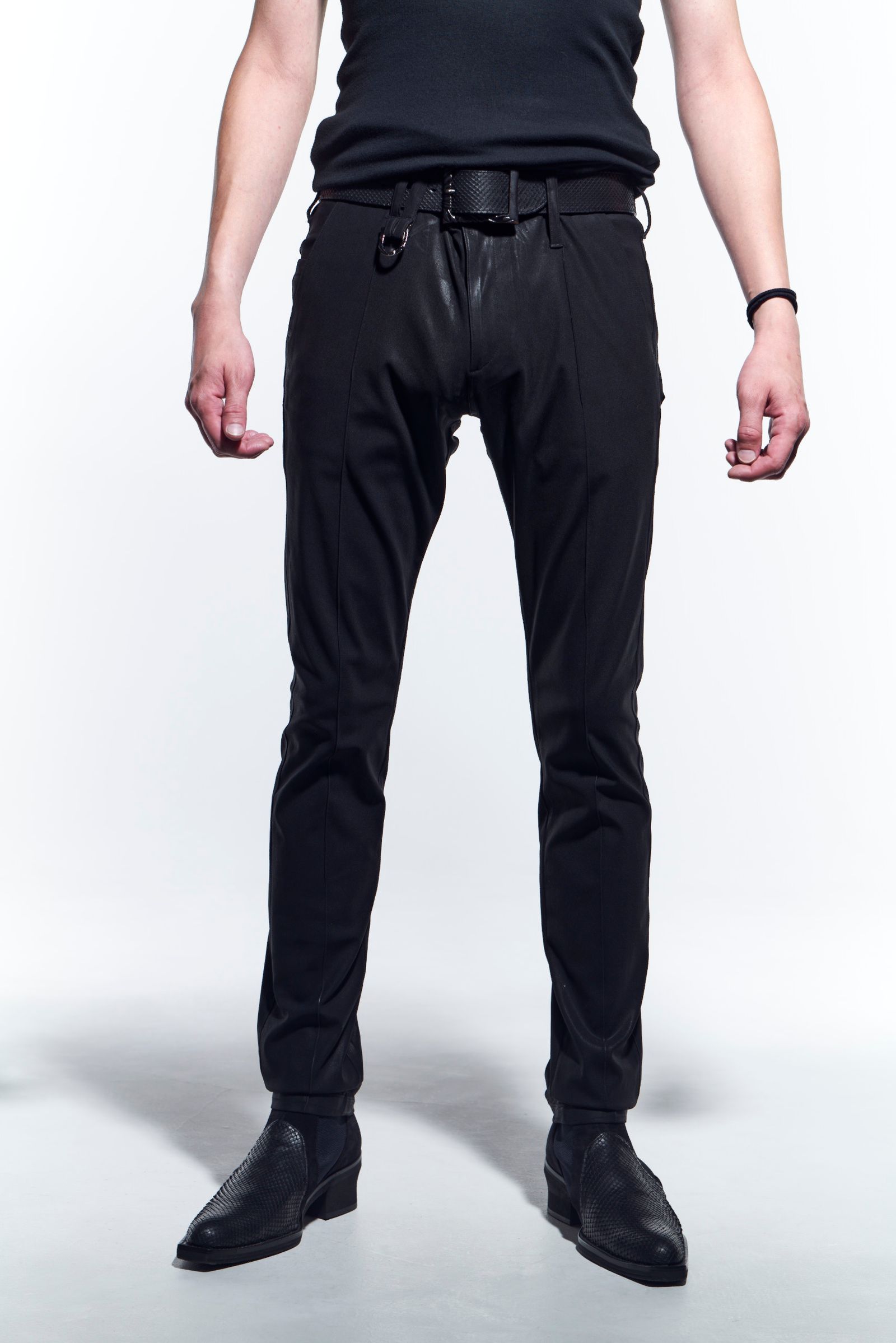 《予約品》 SkinnySlacks スラックス HiTenssionJersey / Black 【kiryuyrik】 3月入荷予定