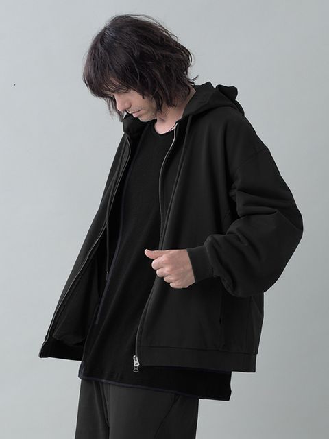 【予約品】MOLD-SWEATPARKA / スウェットジップパーカー / ブラック