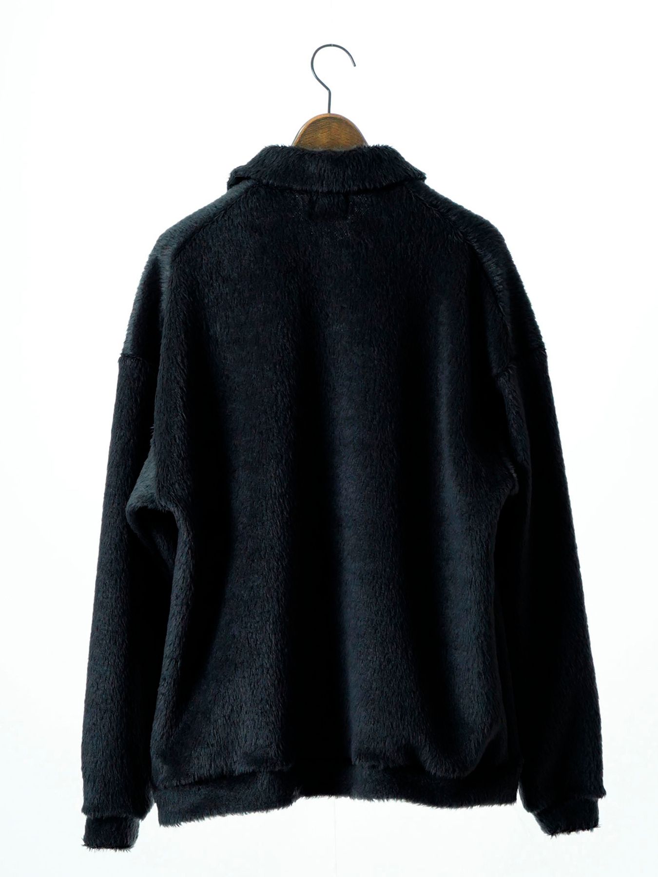 【予約品 6月2日(月) AM10時 締切】Haggylux / モヘアシャツ / 杢ブラック