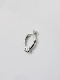 《受注生産》 THIN HOOP -raised by wolves- with OVAL / レイズド・バイ・ウルヴス シンフープ ウィズ オーバルピアス 【注文から2～3週間後入荷予定】