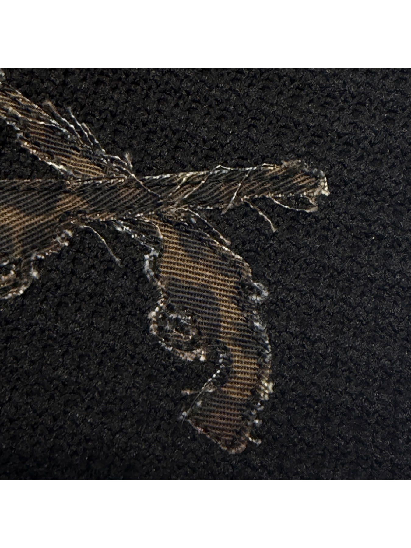 【予約品 3月9日(月) 18:00 締切】LEOPARD PATCH BEANIE / レオパードパッチ ビッグワッフルビーニー / ブラック