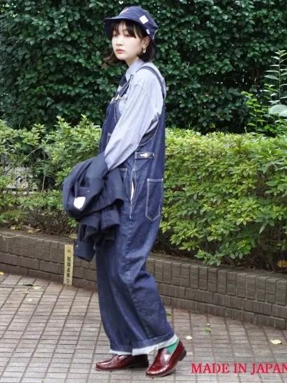 デニムダックオーバーオール made in Japan