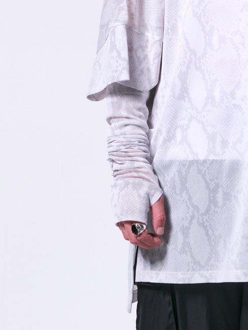 《予約品》 ArmBand / パイソンメッシュアームバンド / ホワイト