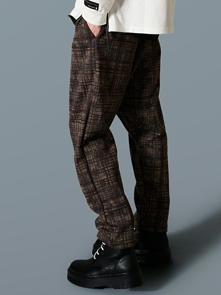 PRINT SAROUEL PANTS  / パンツ / モカチャコール