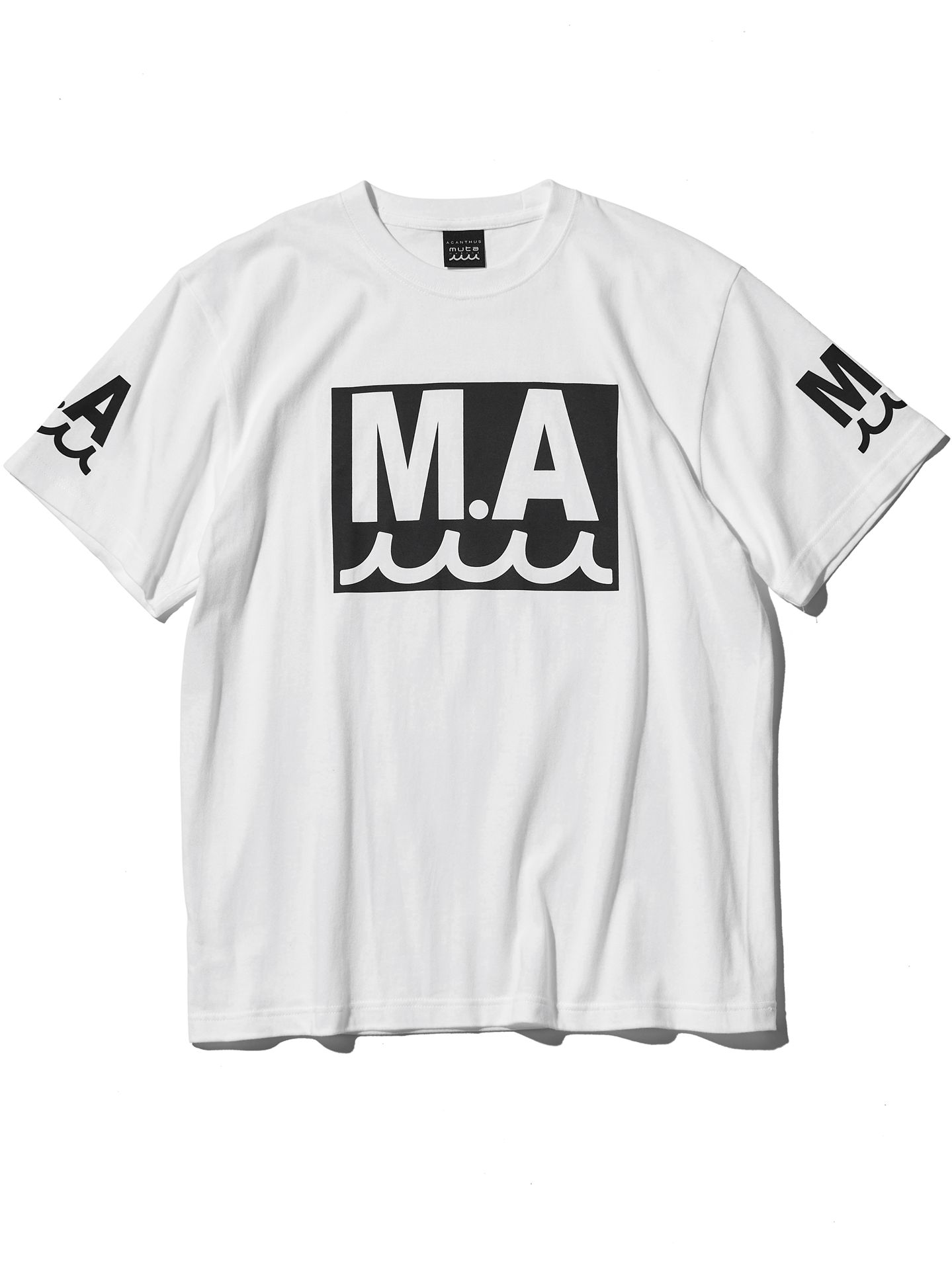 muta MA Logo Tee / Tシャツ / ホワイト 【Acanthus×muta】