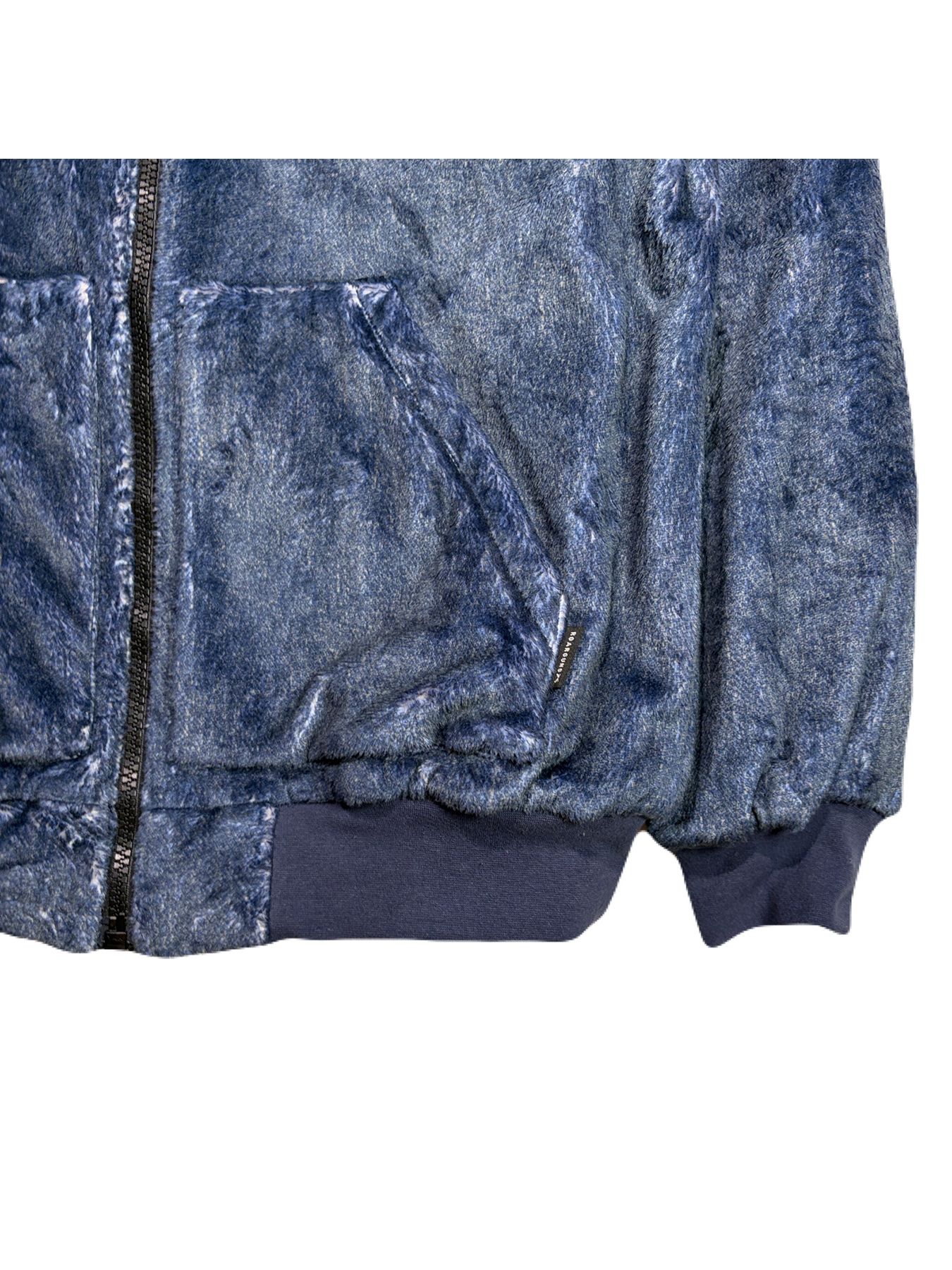 【予約品 3月9日(月) 18:00 締切】SPIDER JAQ HOODIE / リバーシブル スパイダー ジャガード ジップフーディ / ブルー