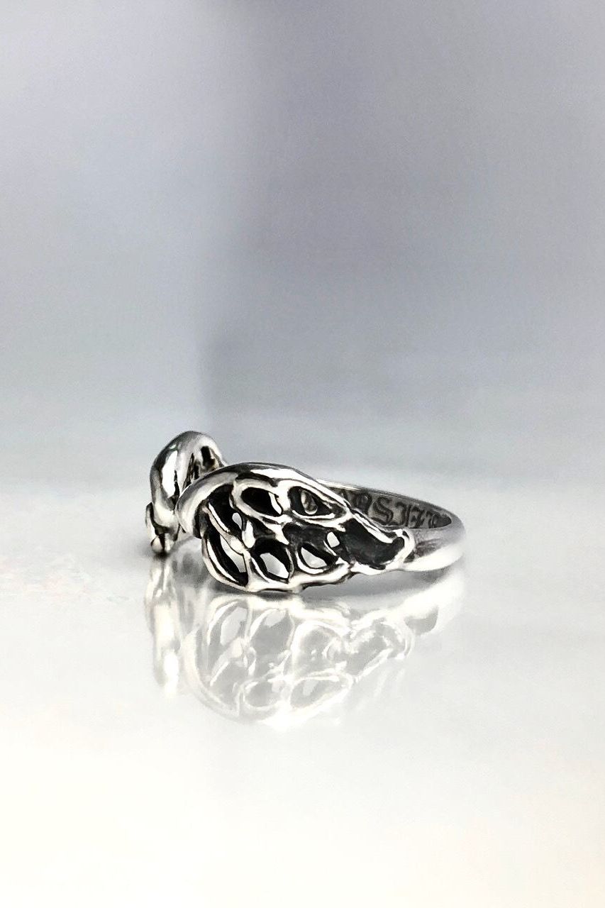 《受注生産》 FEATHER RING リング 【GOD SIZE】 注文から2～3週間後入荷予定