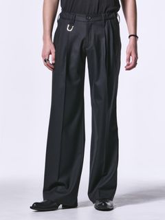 2TuckWideSlacks / 2タックワイドスラックス / ブラック