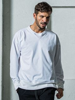 《予約11月17日19時締め》 EX sweat drop trainer / トレーナー / ホワイト