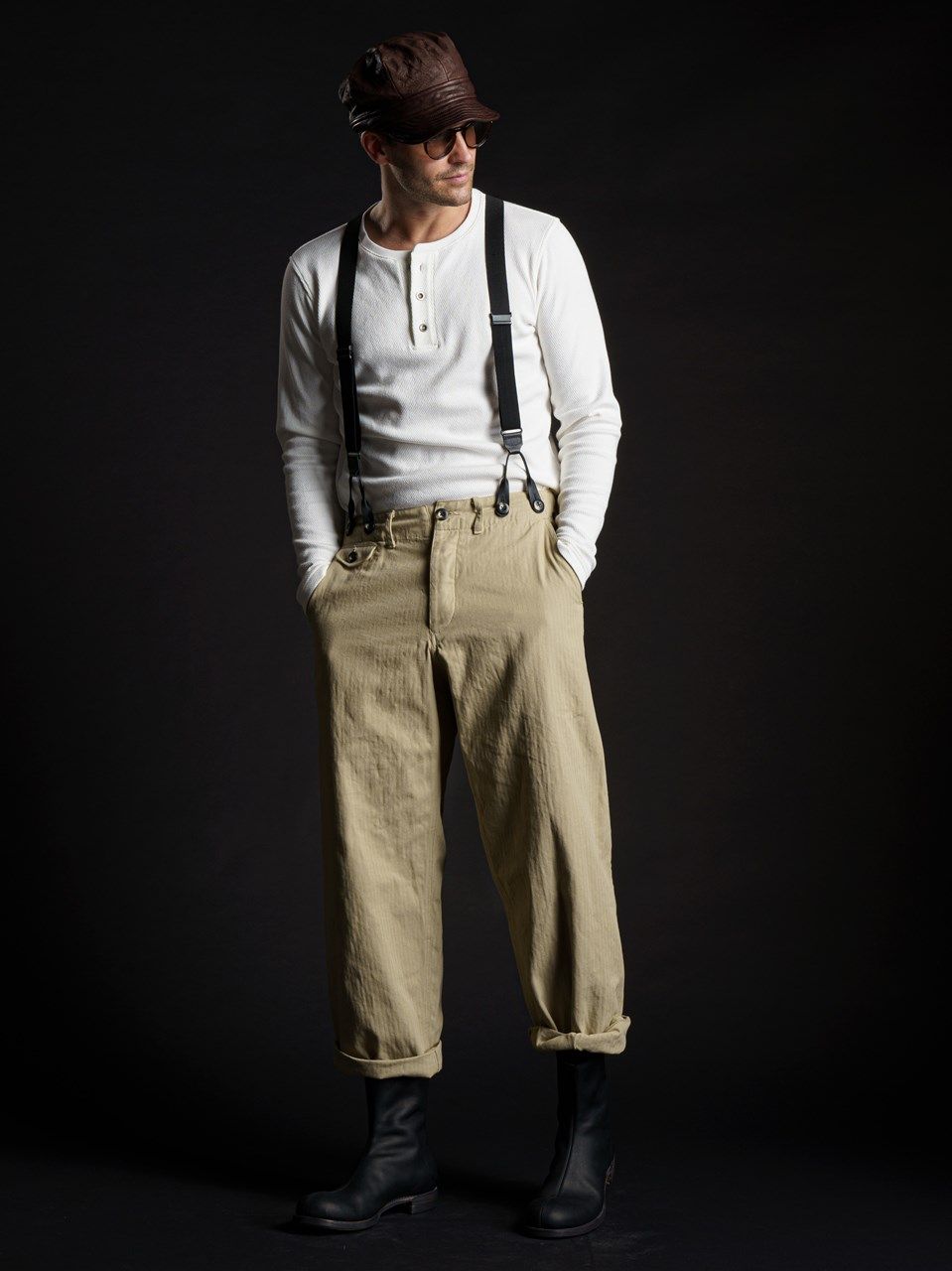 直輸入正規品 サスペンダーテイラードパンツ Suspender Tailored Pants