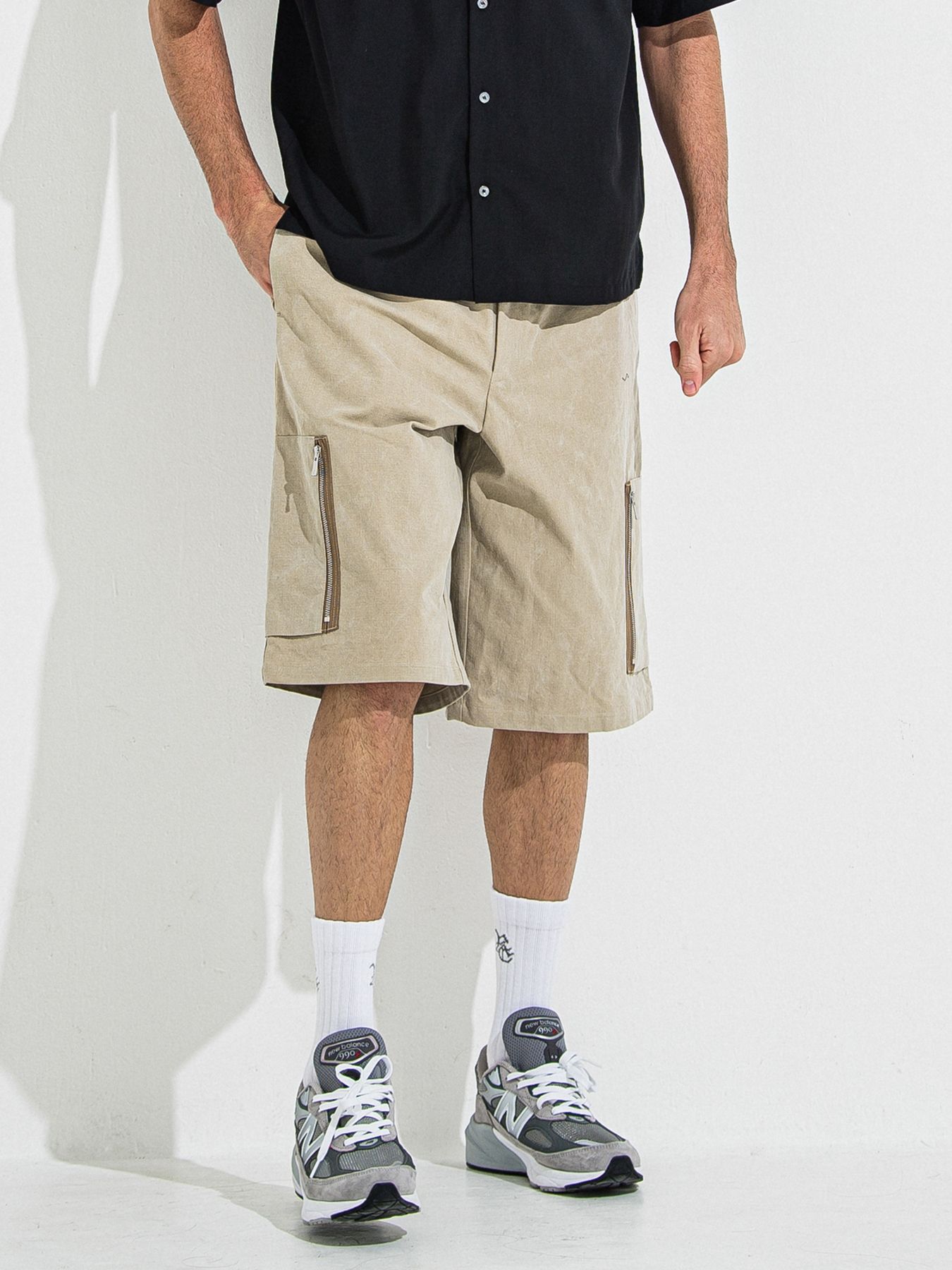【予約品 】DAVID CARGO HALF PANTS / デヴィッドカーゴハーフパンツ / ヴィンテージベージュ