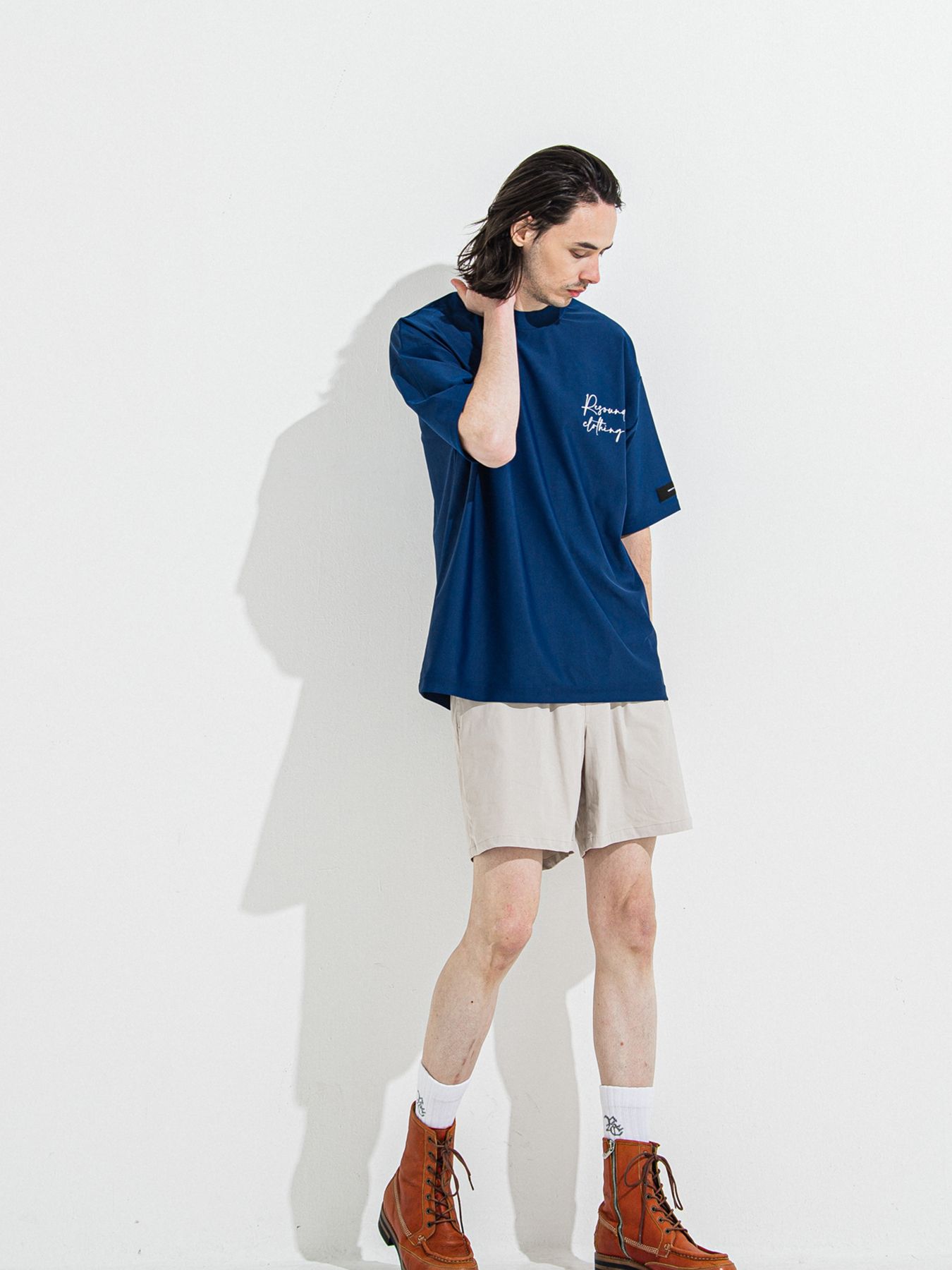 【予約品 】ID RASH OVER T / ラッシュガード IDオーバーサイズTシャツ / ネイビー