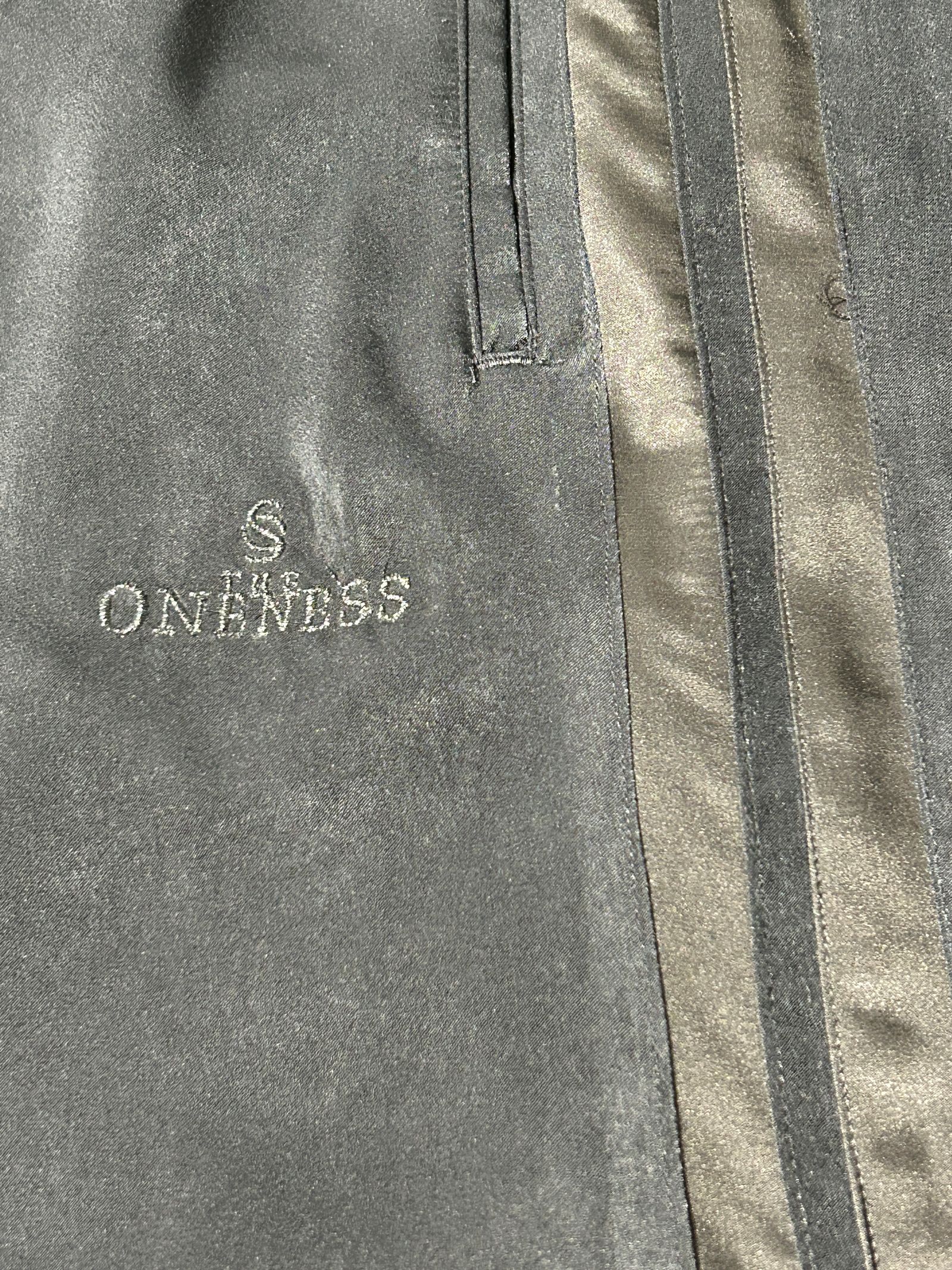 【予約品 5月18日(日) 締切】Line Wide Slacks / ラインワイドスラックス / ブラック&ブラックライン
