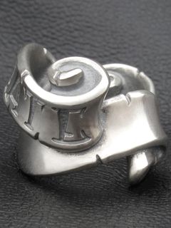 【受注生産品】 Flap Ribbon Ear Cuff / HATE / フラップリボンイヤーカフ ヘイト