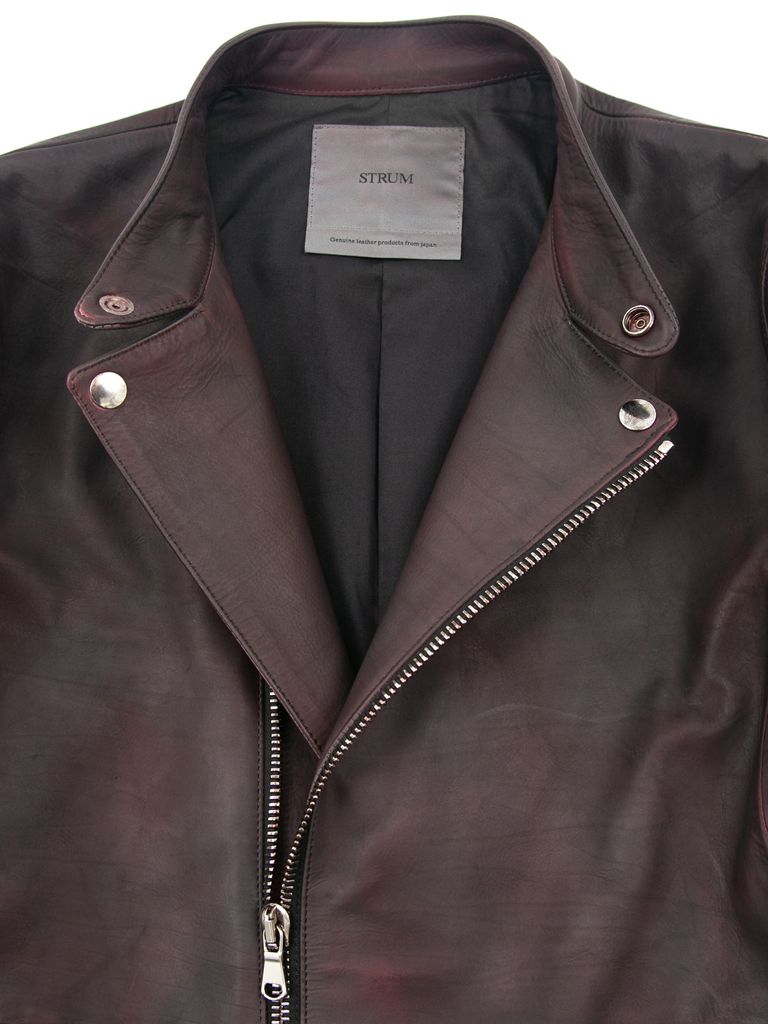 STRUM - Full tanned Calfskin Garment Burning Dyed Semi STRUM - Full tanned Calfskin Garment Burning Dyed Semi