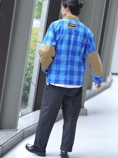 TC オフィサーパンツ 2タックチャコールグレーmade in Japan 【BROOKYM OVERALL】