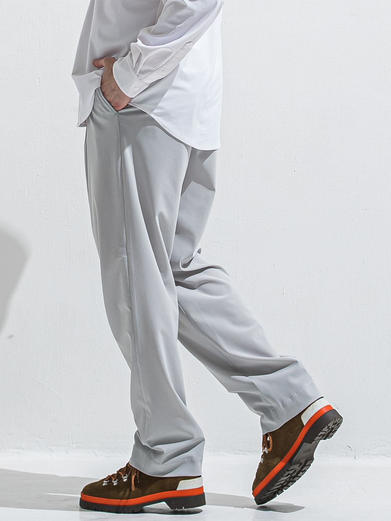 【予約品 2月15日(日) 18:00 締切】BEN PANTS / ワイドルーズパンツ / グレー