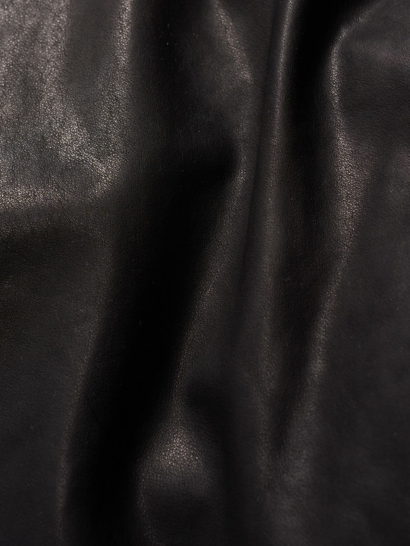 【予約品 4月19日(日) 18時締切】leather shoulder bag / カウレザーショルダーバッグ / ブラック