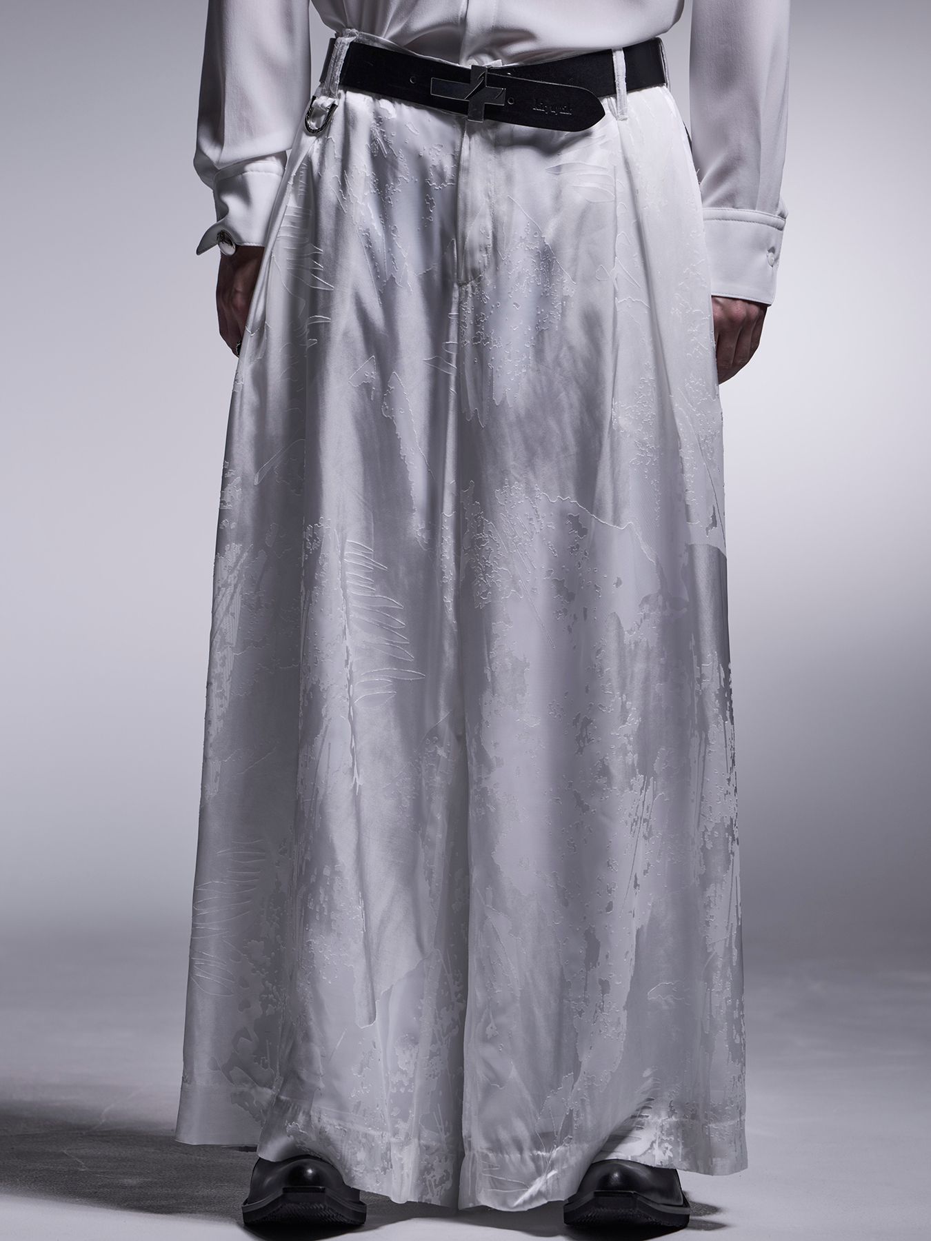【予約品 7月13日(日) 締切】Wide Tuck Slacks / オパールワイドタックスラックス / ホワイト