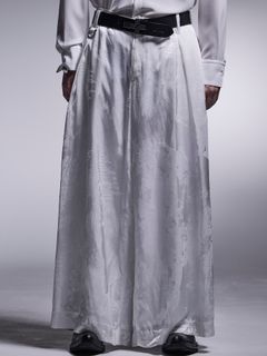【予約品 7月13日(日) 締切】Wide Tuck Slacks / オパールワイドタックスラックス / ホワイト