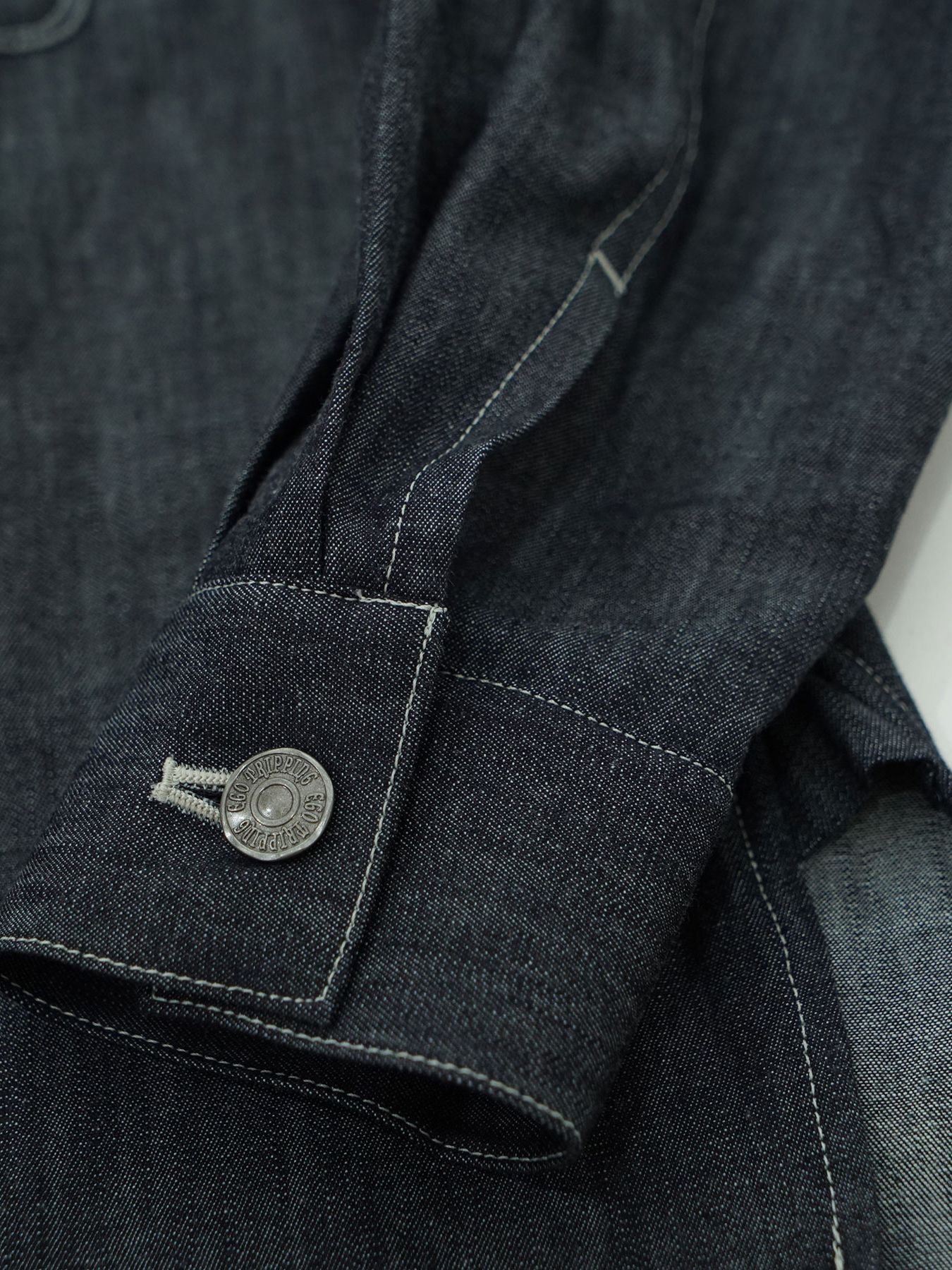 【予約品 10月26日(日) 締切】90sDENIMSHIRTS / デニムオーバーシャツ / INDIGO×L.GRAY