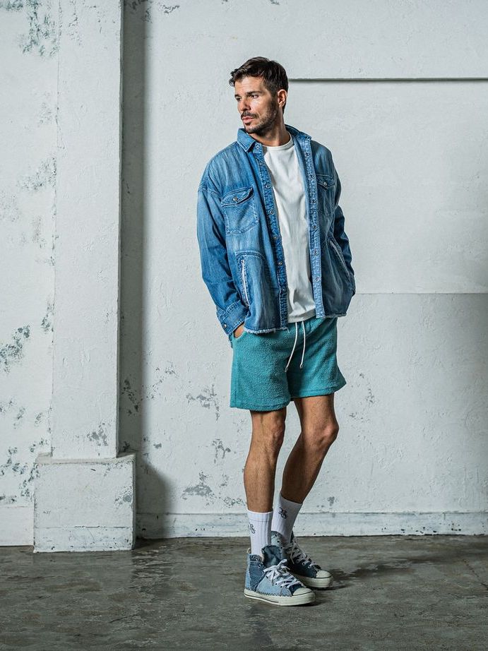 《予約》 OVER DENIM shirts / デニムシャツ / ライトインディゴ