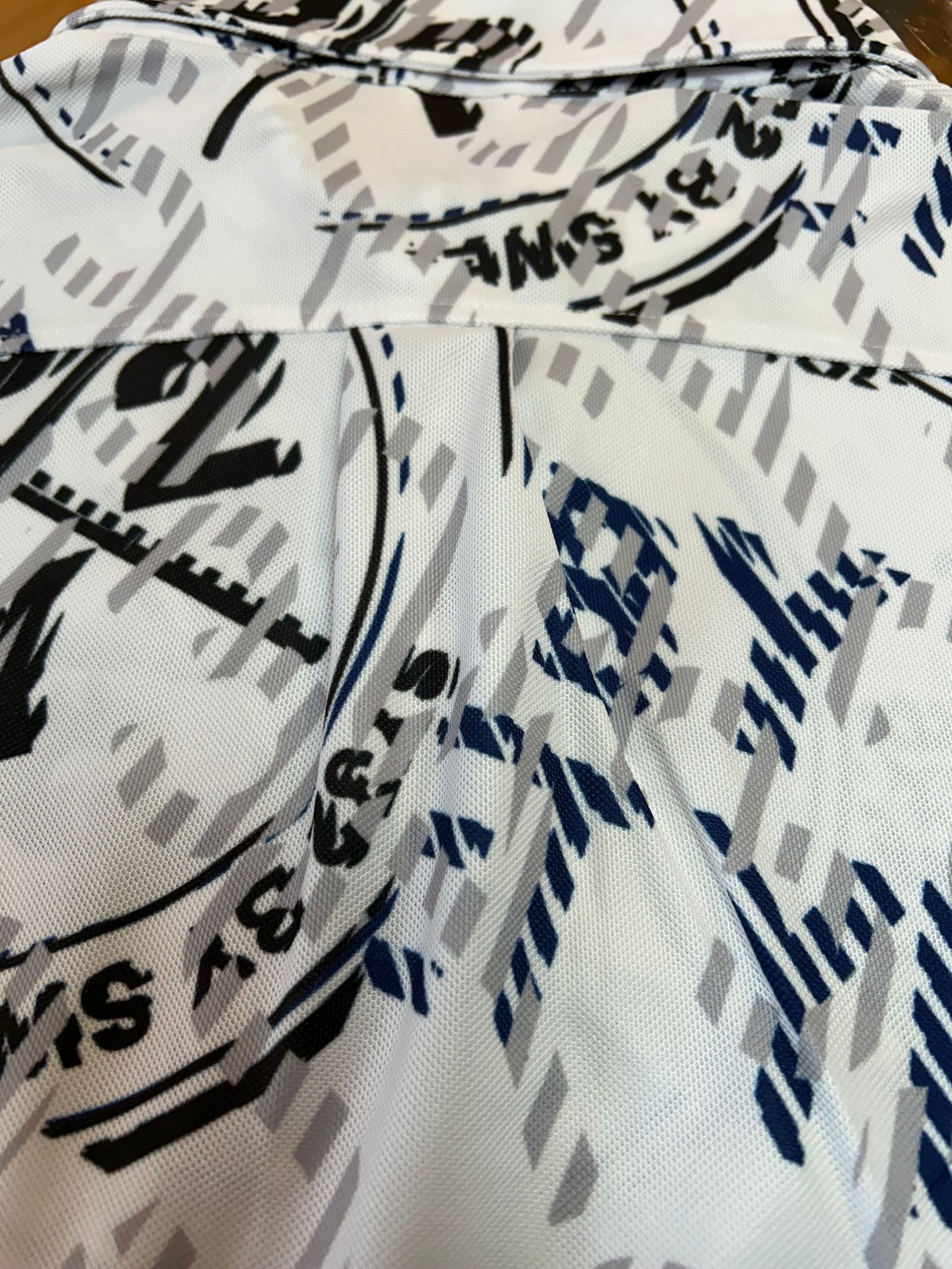 RECYCLE BIG CROSS GRAPHIC KANOKO ポロシャツ｜MEN'S【SY32 by SWEET YEARS GOLF】