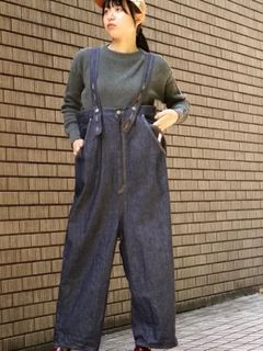 デニムビックオーバーオール made in Japan