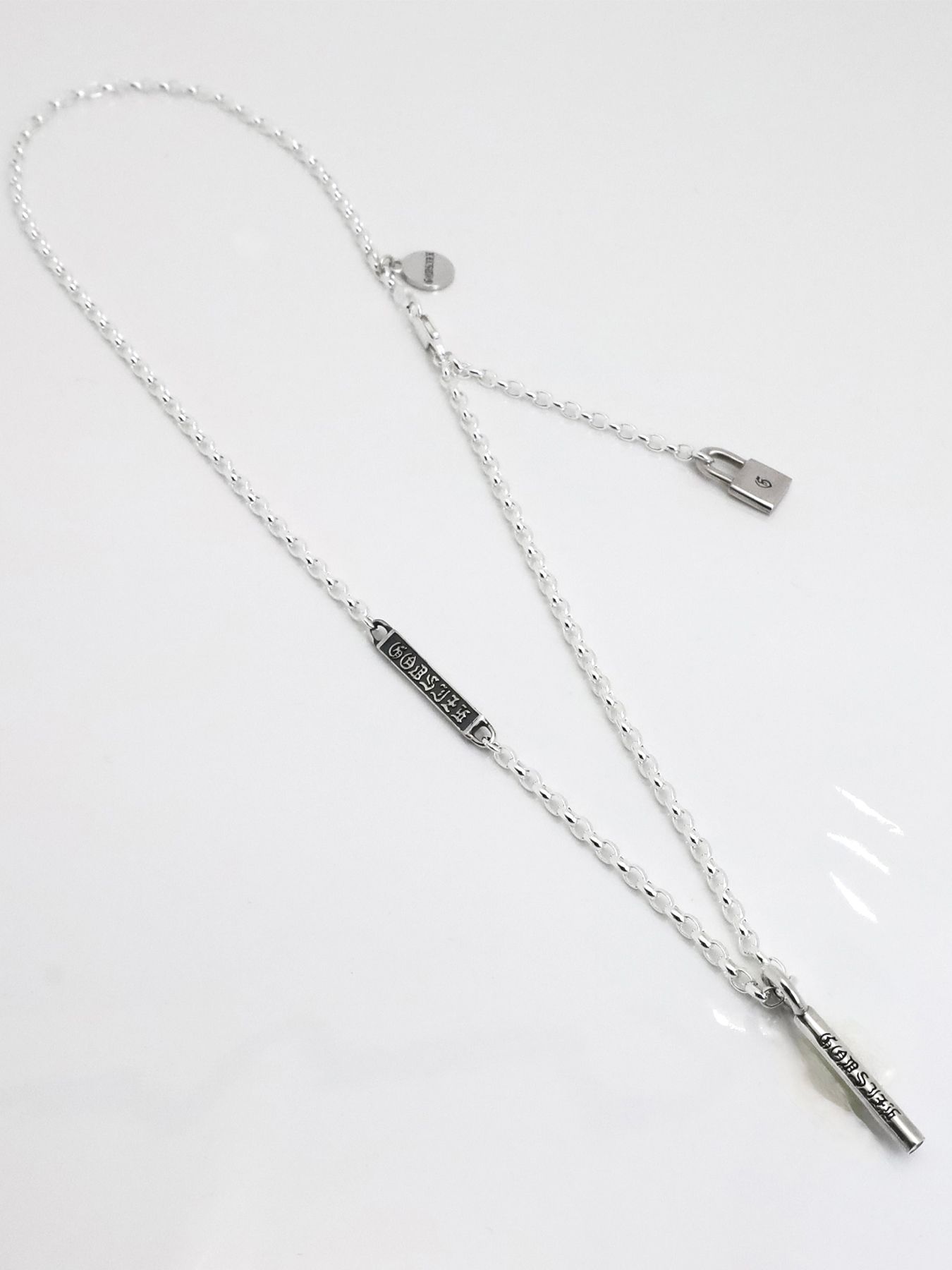 《受注生産》VOID STICK [LOGO] #1 with GODSIZE® I.D. TAG NECKLACE / ヴォイドスティック [ロゴ] #1 ゴッドサイズ® I.D.タグネックレス / 注文から2～3週間後入荷予定