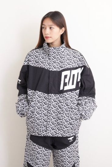 BOY LONDON - GEOMETRIC NYLON TRUCK JACKET ナイロンジャケット