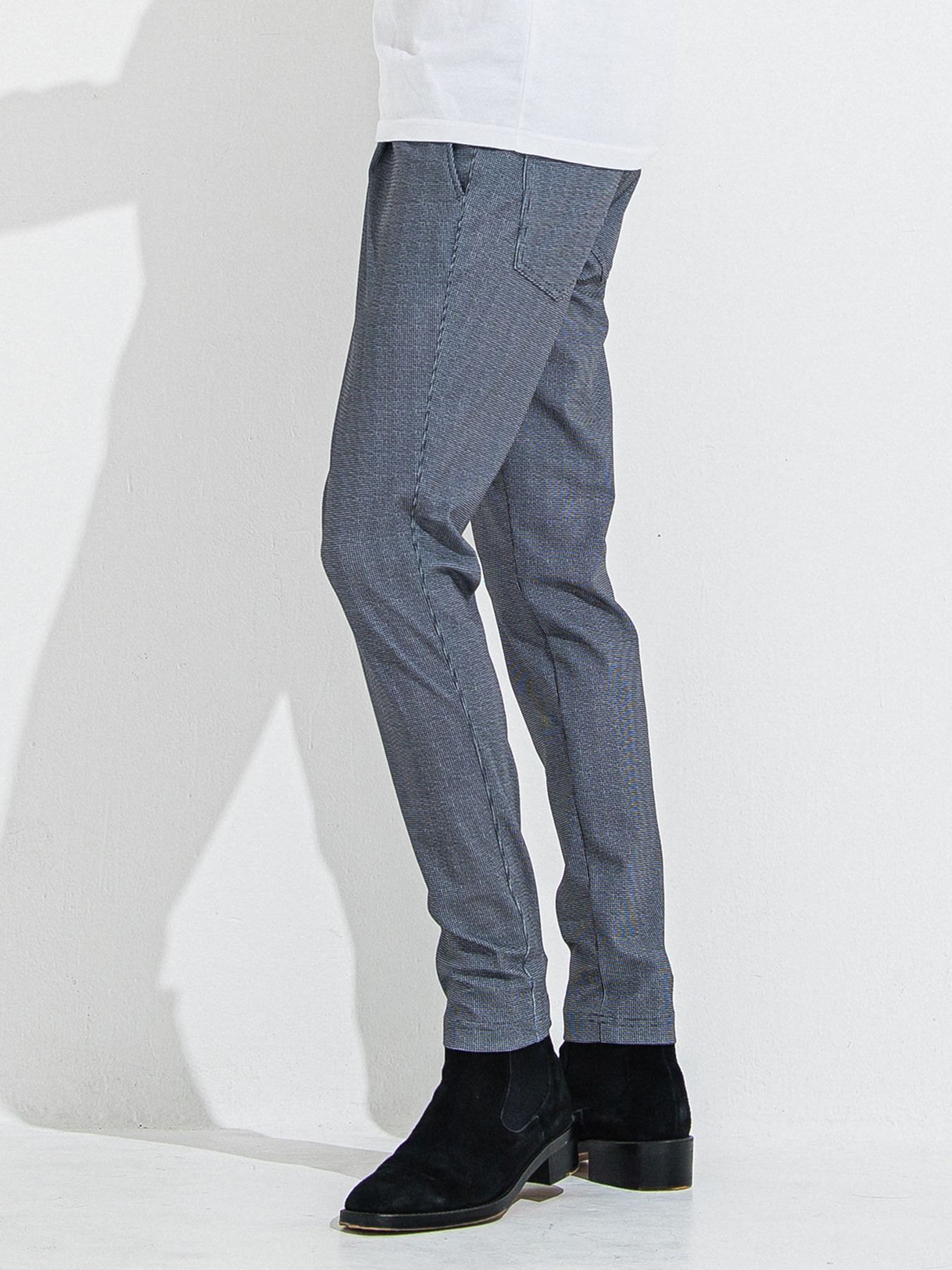 CHRIS EASY TUCK PANTS / クリスイージータックパンツ / チェックブラック CHECK BK
