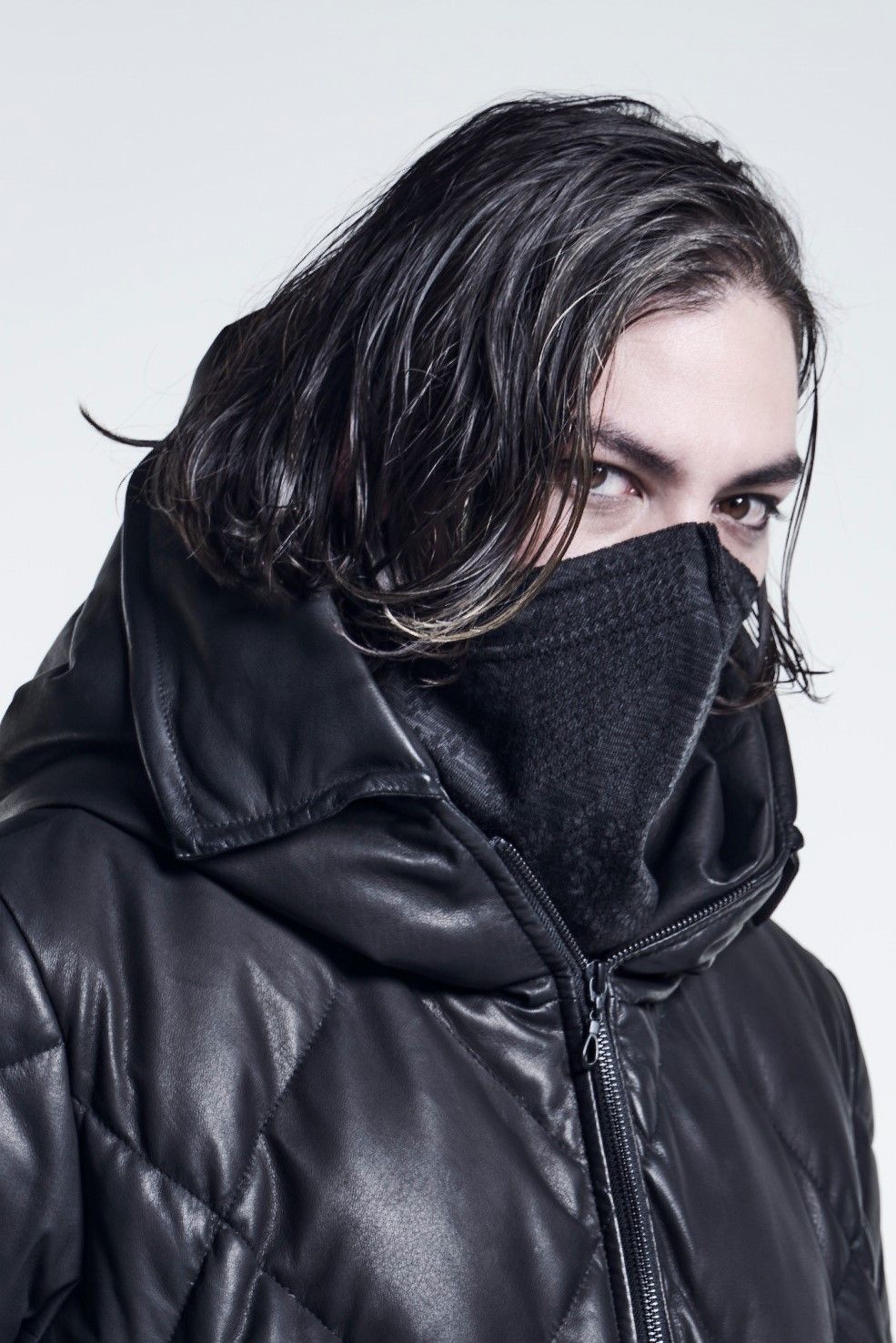《予約品》3WAY NeckMaskCap PythonJQD-Jersey / Black 【kiryuyrik】 7月入荷予定