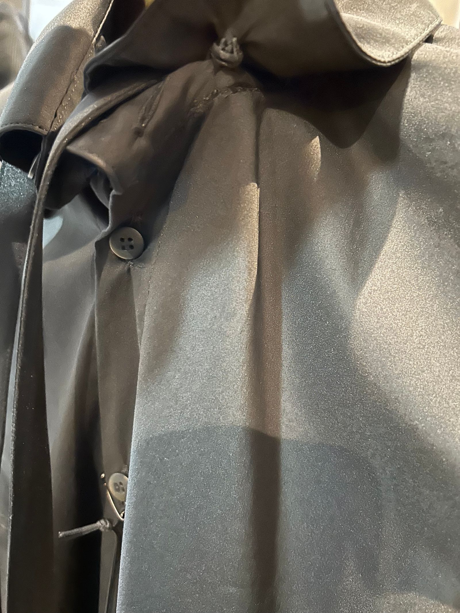 HighCollarFlareShirt / フレアシャツ / ブラック