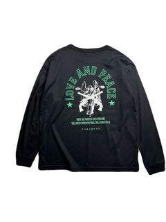 【予約品 8月10日(日) 締切 】ANGEL CROSSGUN L/S T / エンジェル クロスガン ロングスリーブ Tシャツ / ブラック