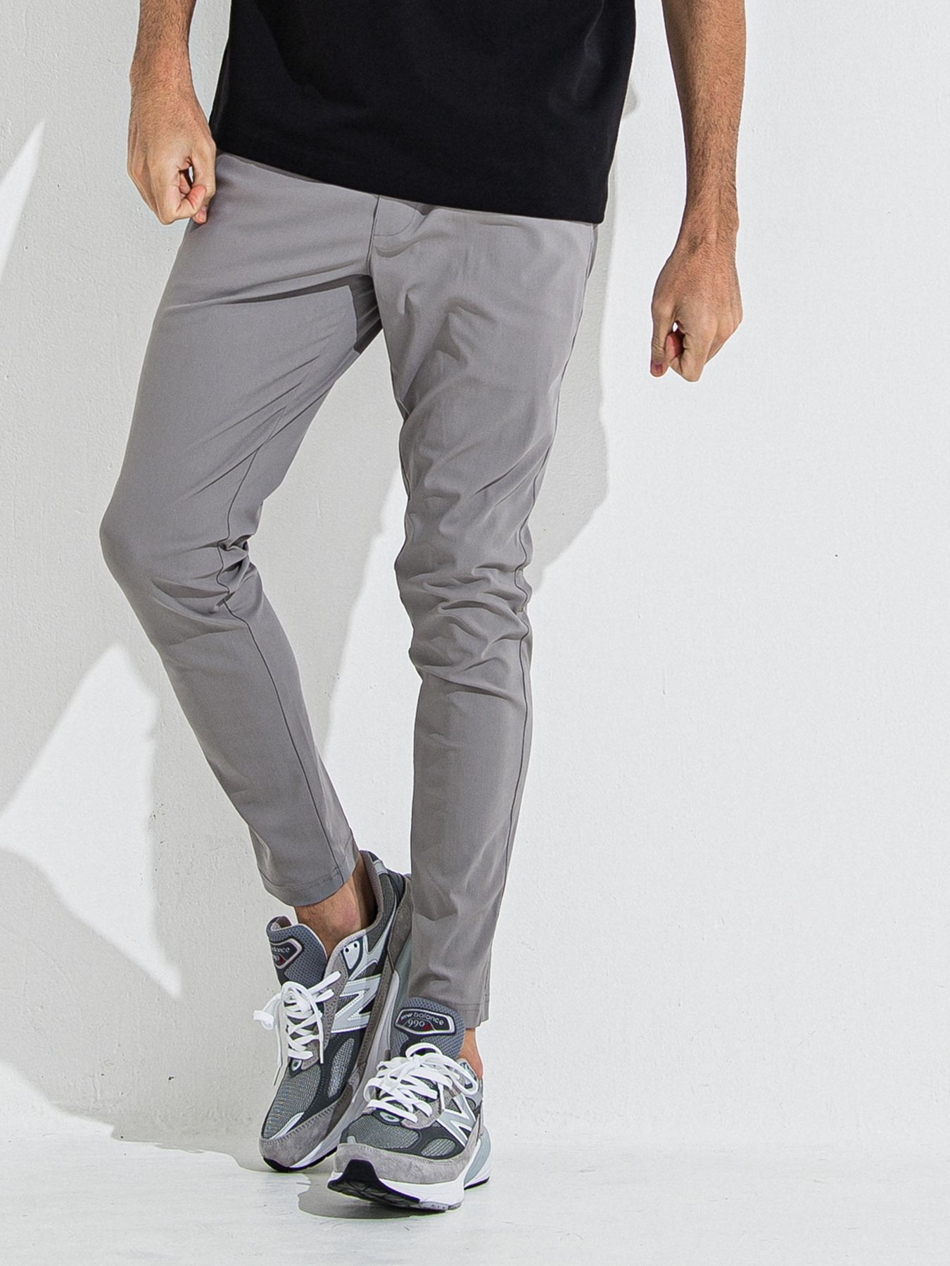 CHRIS EASY TUCK PANTS / クリスイージータックパンツ / グレー