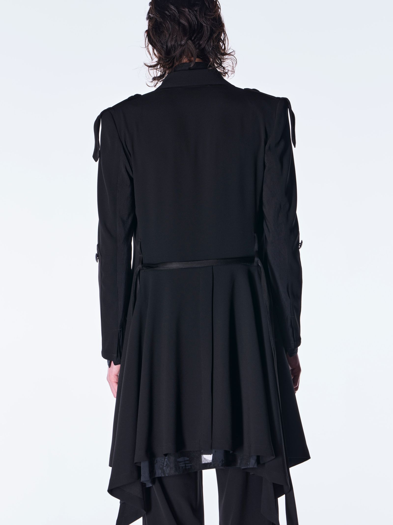 【予約品 6月29日(月) 締切】Back Satin Goth Jacket Ⅱ / ゴスジャケットII / ブラック