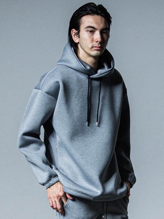 《予約品》 cardboard hoodie / ダンボールニットパーカー / グレー
