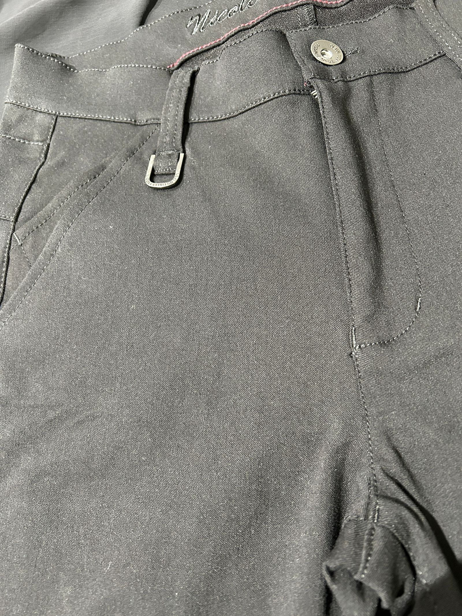 ガムストレッチ 撥水加工パンツ BLACK【NICOLE CLUB FOR MEN】