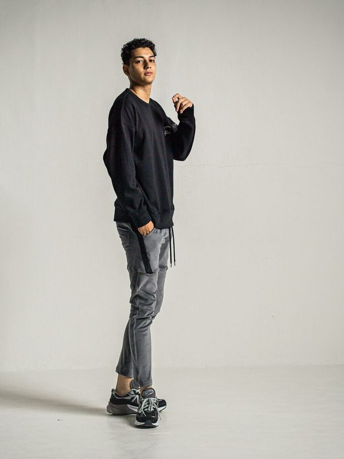 《予約9月1日18時締め》 velours TYLER PANTS  / 真冬仕様タイラーパンツ / チャコール