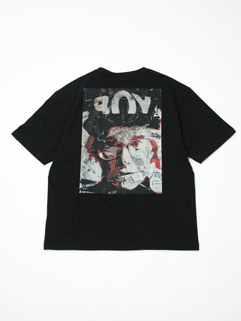 COLLAGE GRAPHIC TEE / Tシャツ / ブラック 【BOY LONDON】